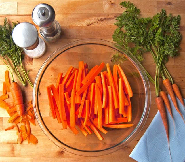 Healthy Baked Carrot Fries - 2Teaspoons