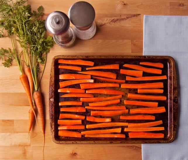 Healthy Baked Carrot Fries - 2Teaspoons