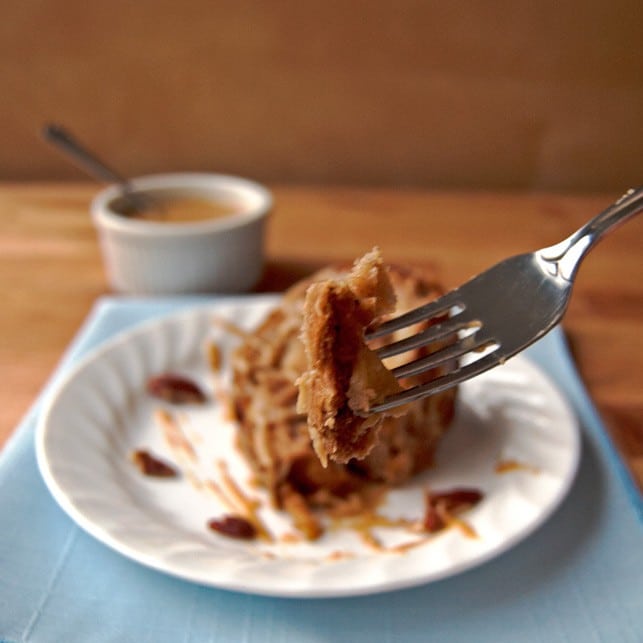 Skinny Apple Spice Cake with Caramel Sauce - 2Teaspoons