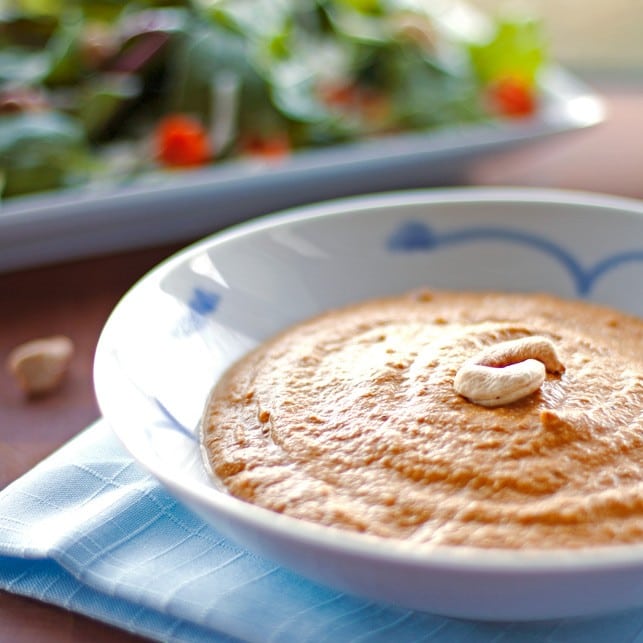 Roasted Carrot Cashew Soup - 2Teaspoons