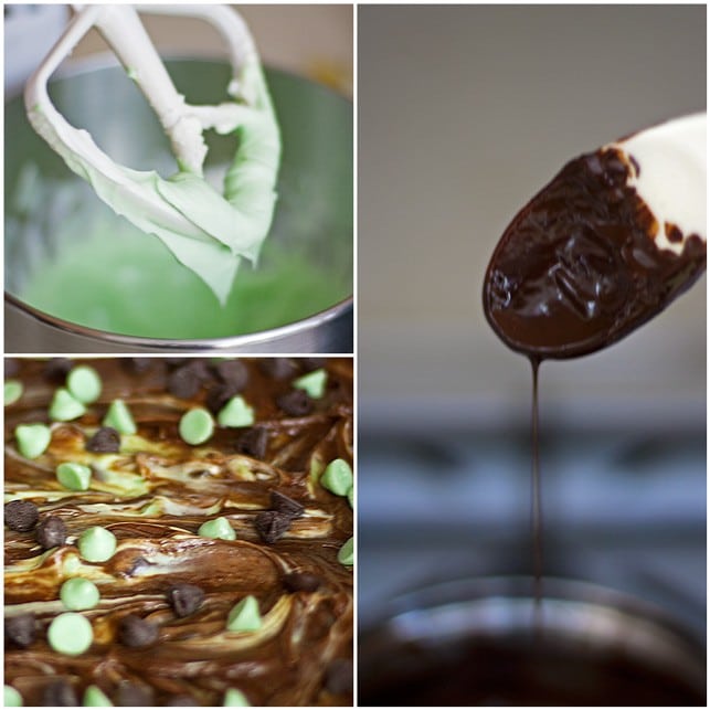 Mint Chocolate Cheesecake Brownies - 2Teaspoons