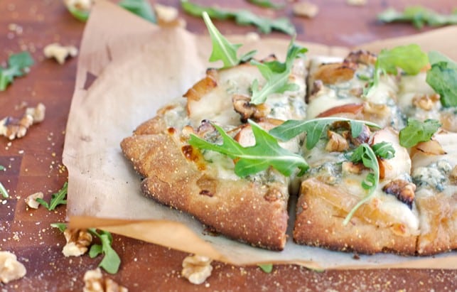 Pear, Walnut, Blue Cheese Artisan Pizza - 2Teaspoons