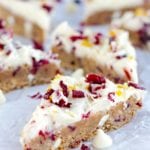 White Chocolate Cranberry Orange Bars - 2Teaspoons