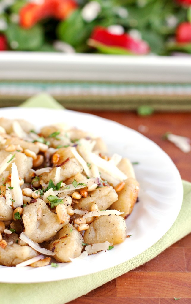 Crispy Potato Gnocchi with Pine Nuts - 2Teaspoons