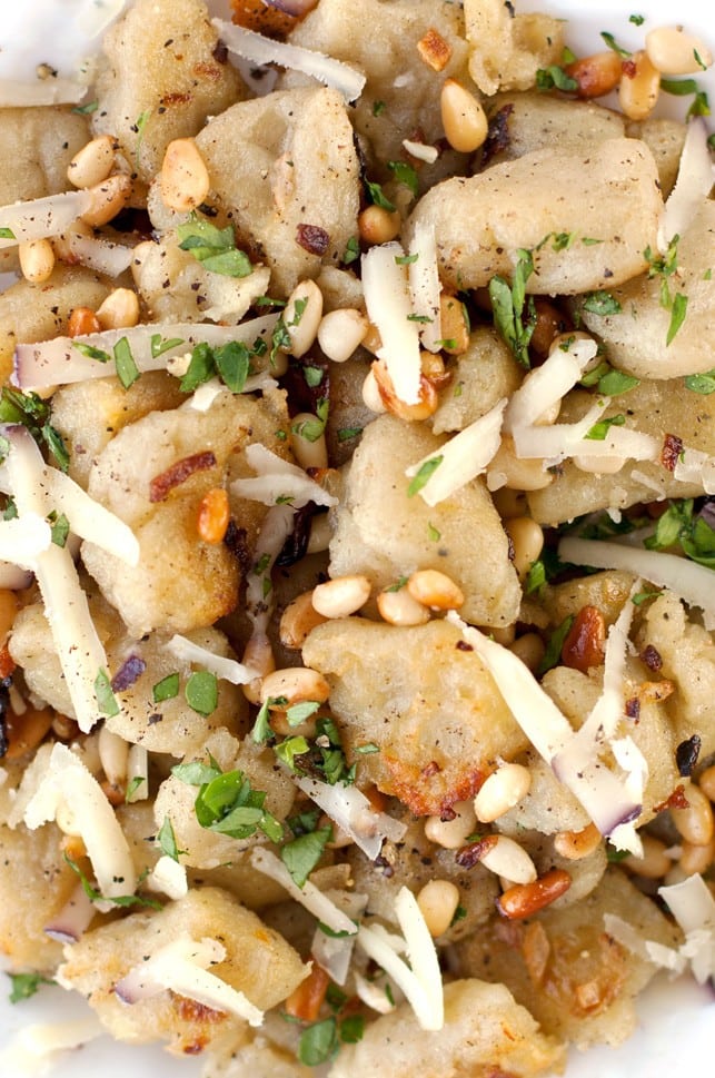 Crispy Potato Gnocchi with Pine Nuts - 2Teaspoons