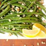Lemon Garlic Green Beans with Toasted Pine Nuts - 2Teaspoons