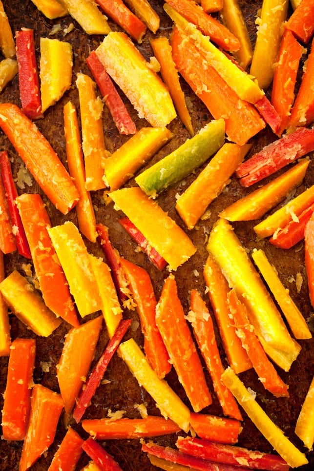 Honey Ginger Roasted Carrots - 2Teaspoons