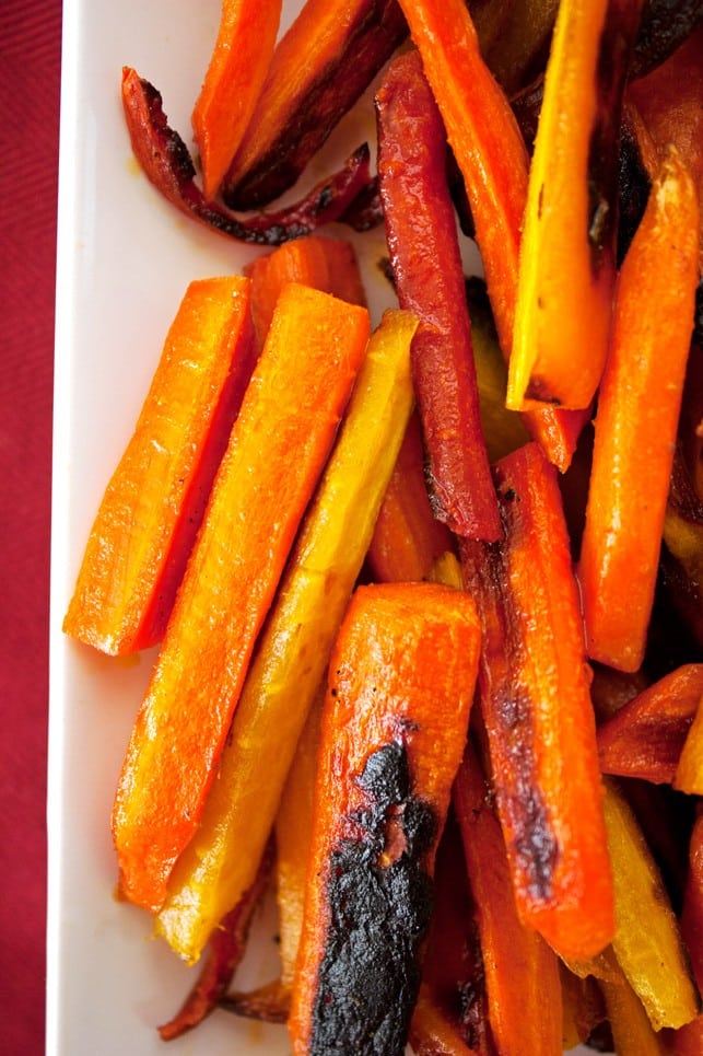 Honey Ginger Roasted Carrots - 2Teaspoons