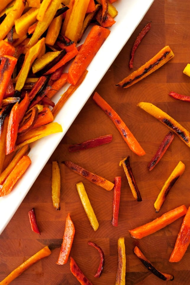 Honey Ginger Roasted Carrots