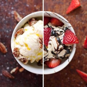 Salt and Pepper Ice Cream Sundaes - 2Teaspoons