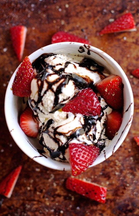 Salt and Pepper Ice Cream Sundaes 2teaspoons
