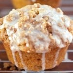 Coffeecake Muffins with Vanilla Bean Glaze - 2Teaspoons