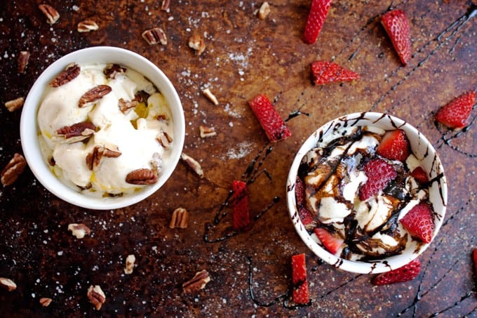 Salt and Pepper Ice Cream Sundaes - 2Teaspoons