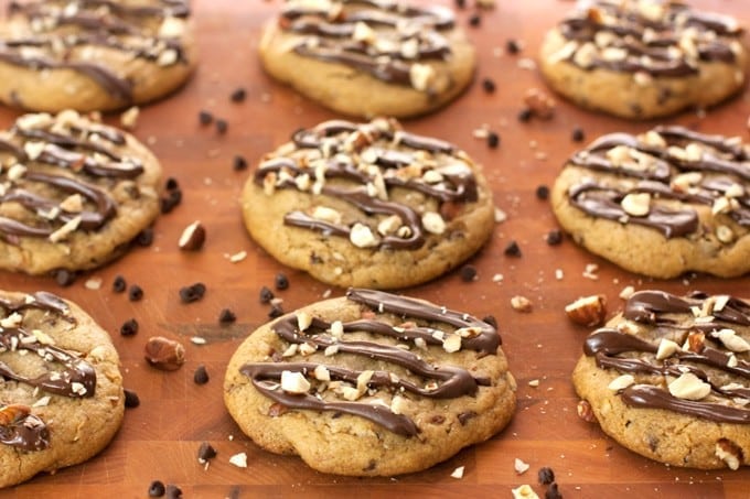 Triple Chocolate Hazelnut Cookies - 2Teaspoons