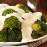 Broccoli with Cheddar Beer Sauce - 2Teaspoons