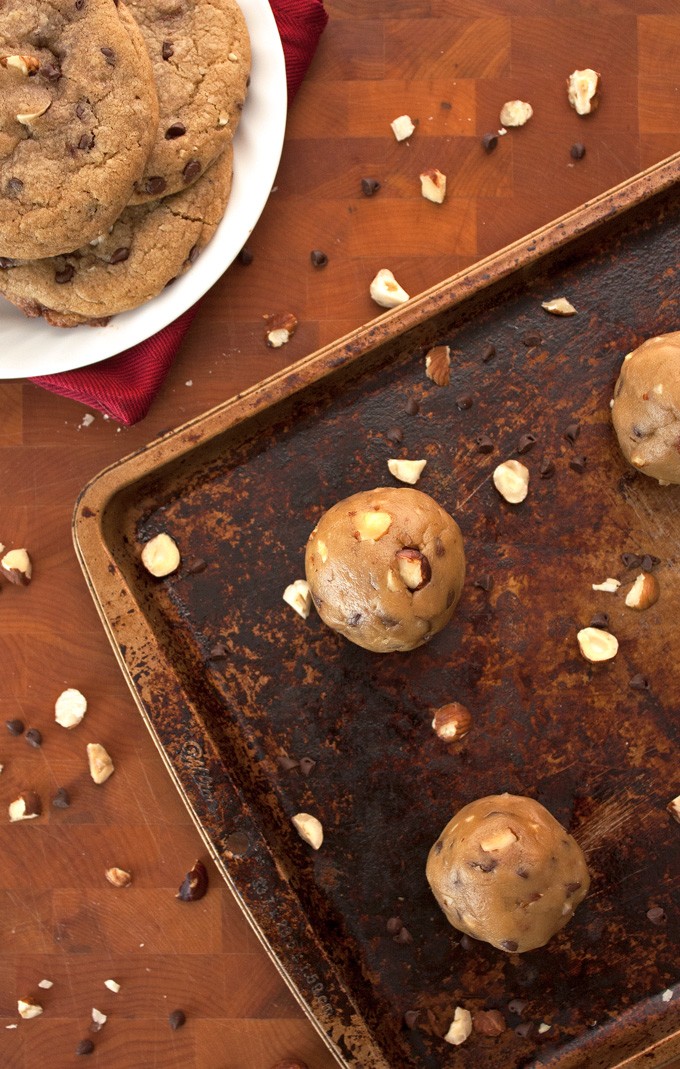 Triple Chocolate Hazelnut Cookies - 2Teaspoons