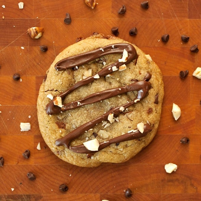 Triple Chocolate Hazelnut Cookies - 2Teaspoons