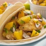 Cornbread Fish Tacos with Mango Salsa - 2Teaspoons