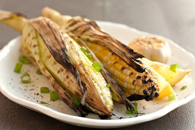 Grilled Sweet Corn on the Cob - 2Teaspoons