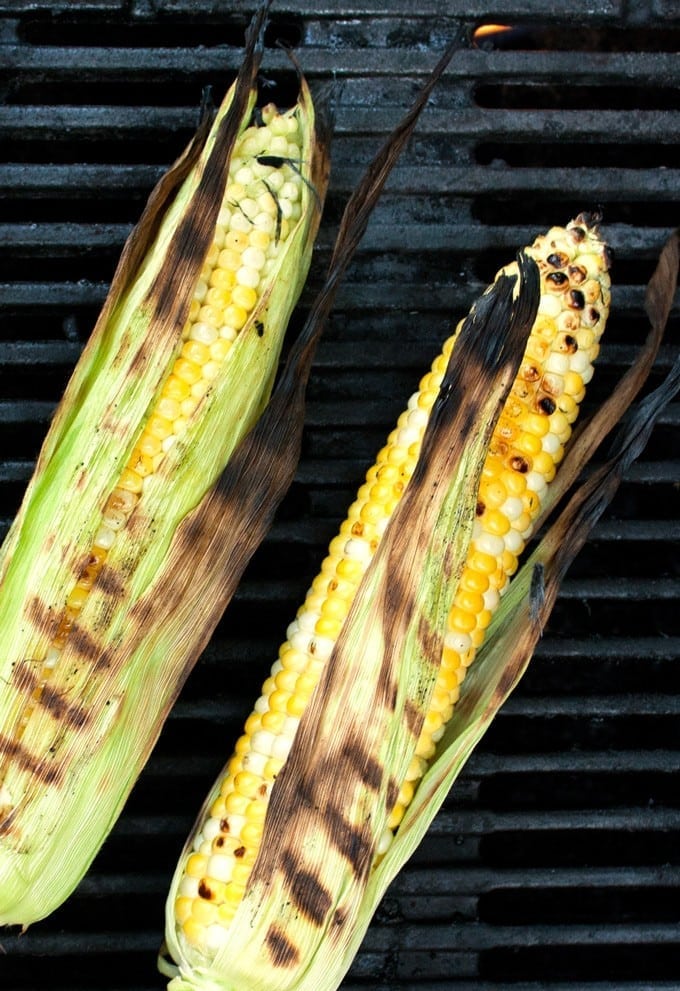 Grilled Sweet Corn on the Cob - 2Teaspoons