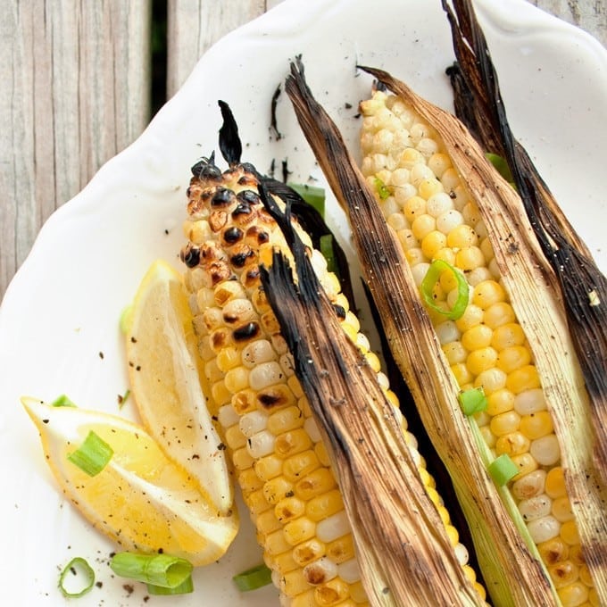 Grilled Sweet Corn on the Cob - 2Teaspoons