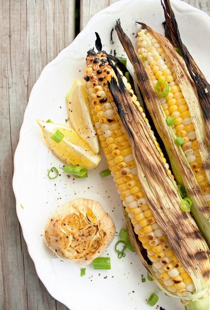 Grilled Sweet Corn on the Cob - 2Teaspoons