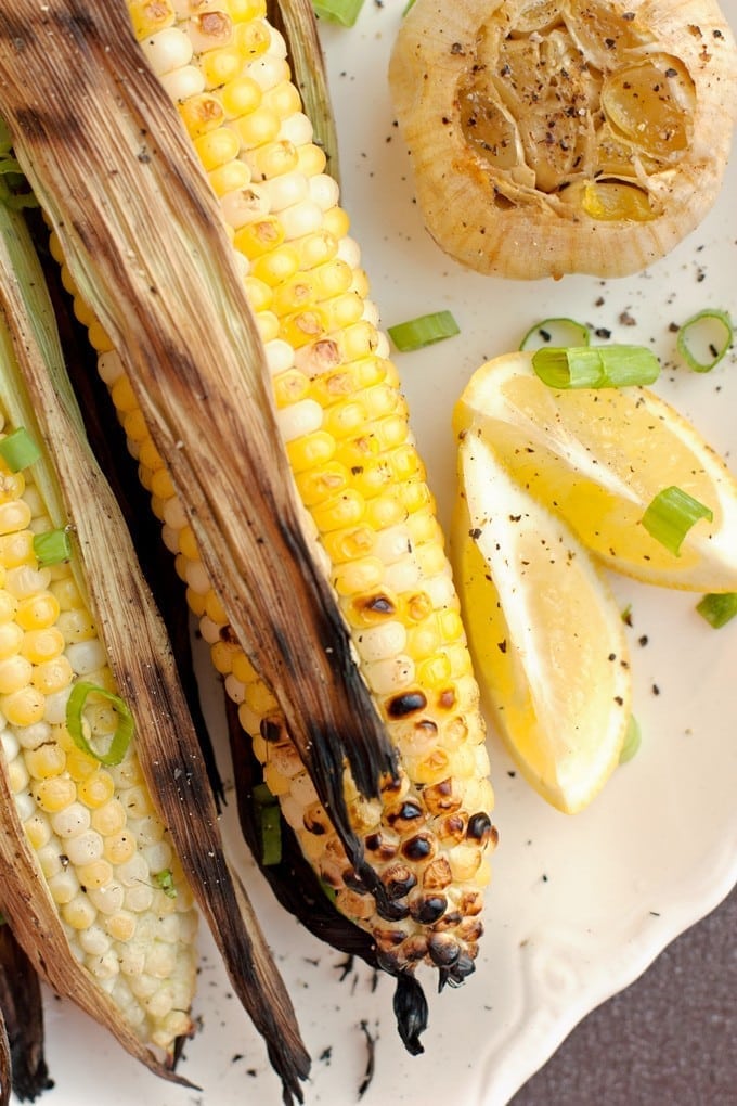 Grilled Sweet Corn on the Cob - 2Teaspoons