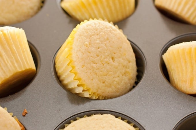 Lemon Cupcakes with Vanilla Bean Frosting - 2Teaspoons