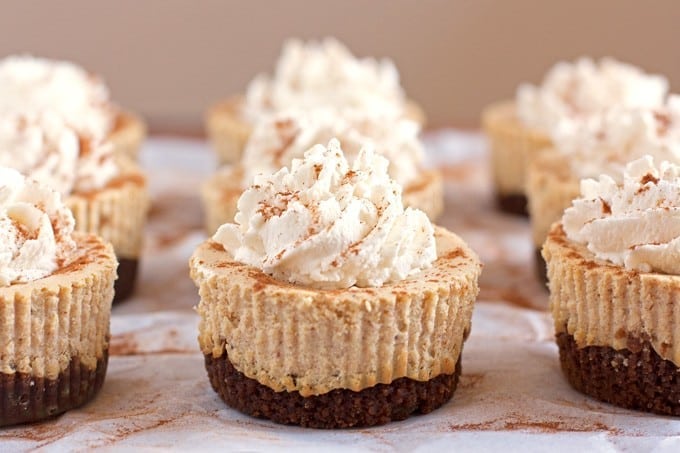 Pumpkin Spice Cheesecake with Gingersnap Crust and Homemade Whipped Cream - 2Teaspoons
