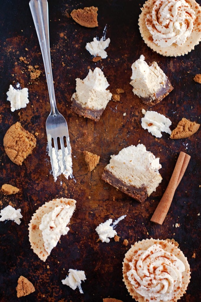 Pumpkin Spice Cheesecake with Gingersnap Crust and Homemade Whipped Cream - 2Teaspoons