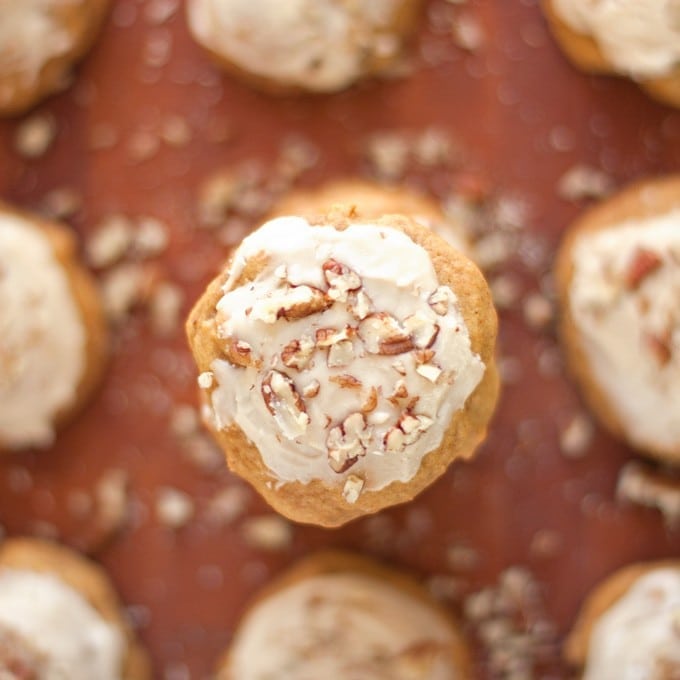 Pumpkin Cookies with Maple Glaze - 2Teaspoons