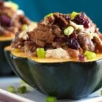 Sausage Sage Stuffed Acorn Squash - 2Teaspoons