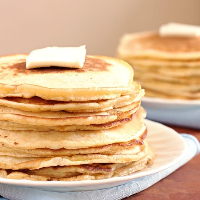 Buttermilk Pancakes with Bourbon Maple Syrup - 2Teaspoons