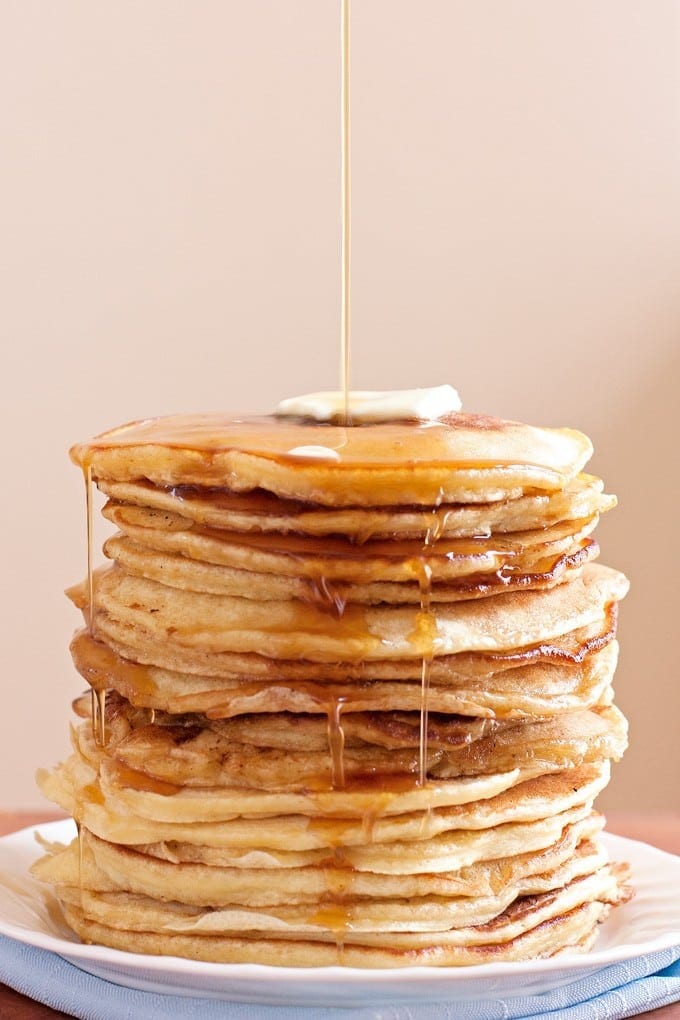 Buttermilk Pancakes with Bourbon Maple Syrup - 2Teaspoons