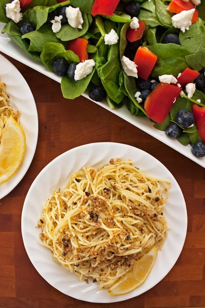 Lemon and Toasted Hazelnut Spaghetti - 2Teaspoons