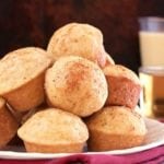 Baked Eggnog Mini Muffin Donuts with Rum Glaze - 2Teaspoons