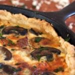 Sausage, Mushroom, and Spinach Quiche - 2Teaspoons