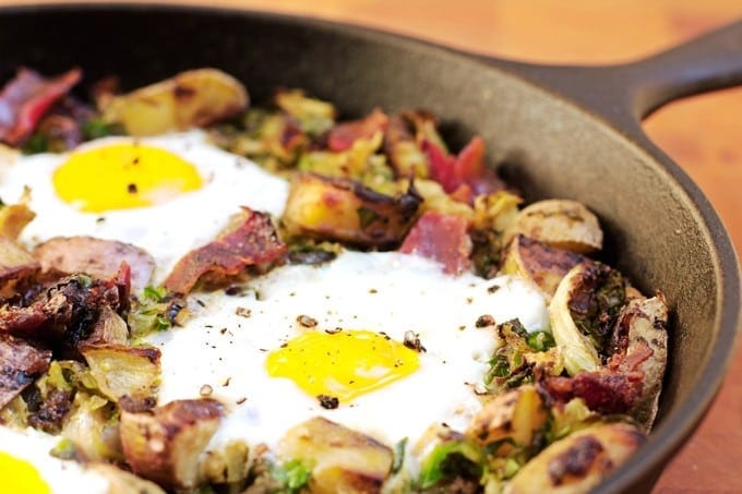 Bacon Brussels Sprouts Hash - 2Teaspoons