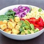 Southwest Salad with Cornbread Croutons - 2Teaspoons
