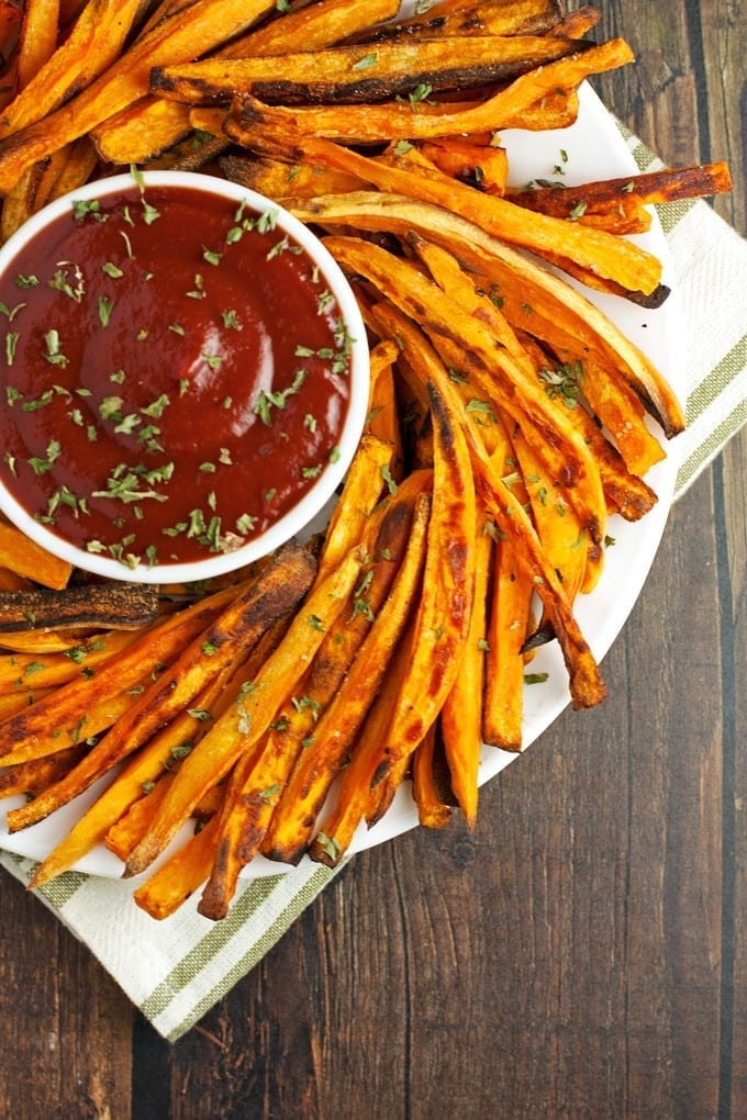 Healthy Baked Sweet Potato Fries - 2Teaspoons