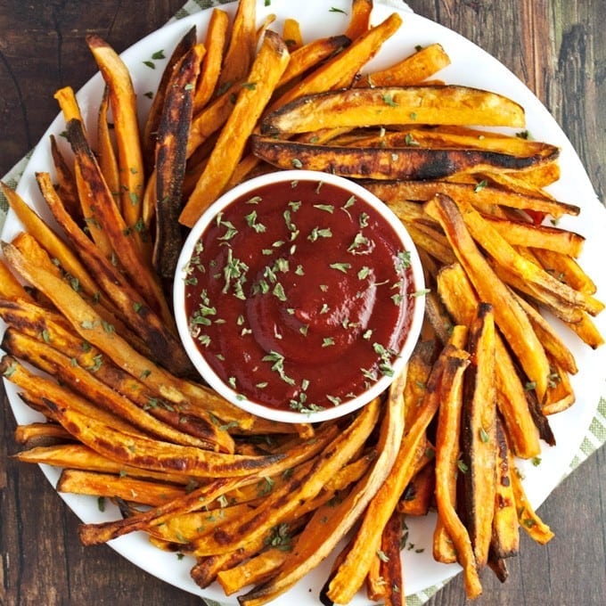 Healthy Baked Sweet Potato Fries