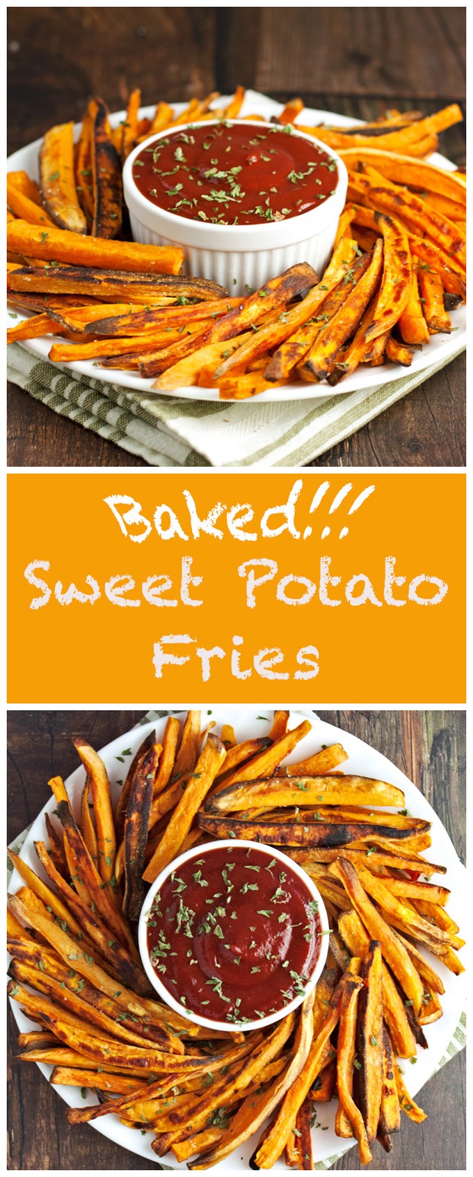 Healthy Baked Sweet Potato Fries - 2Teaspoons