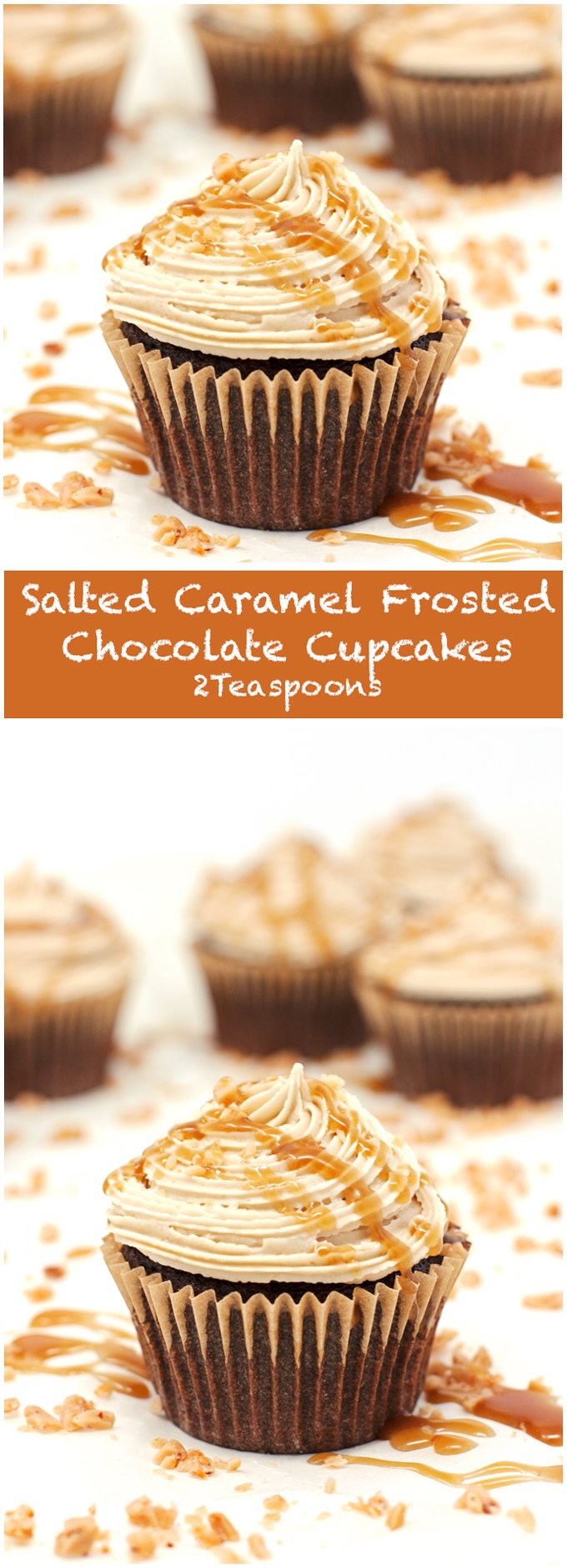 Salted Caramel Chocolate Cupcakes - 2teaspoons