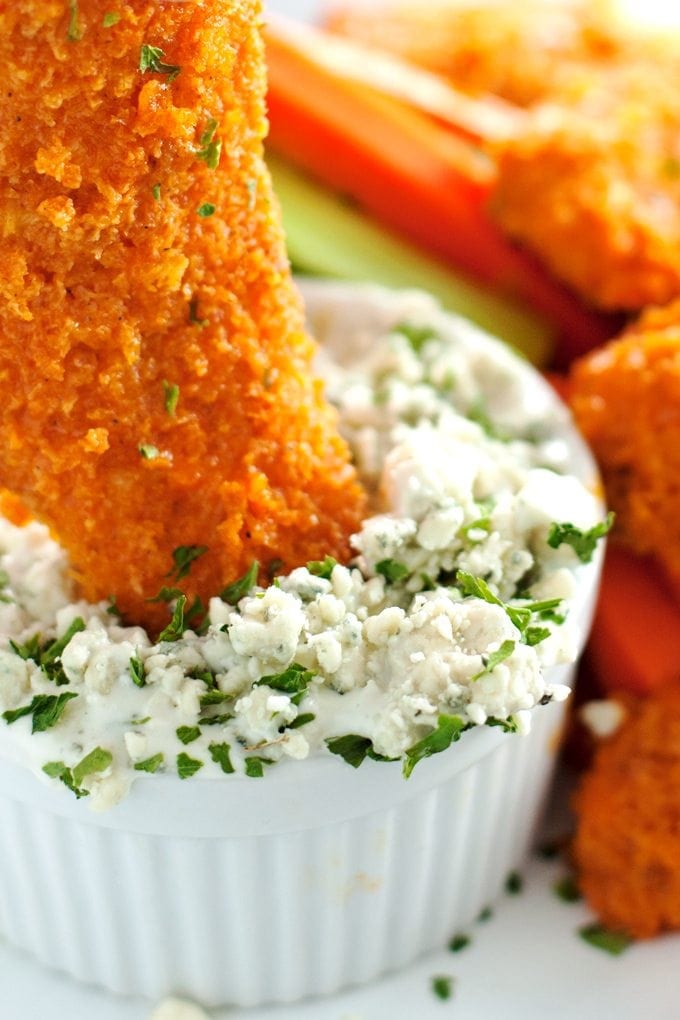 healthy baked buffalo chicken tenders