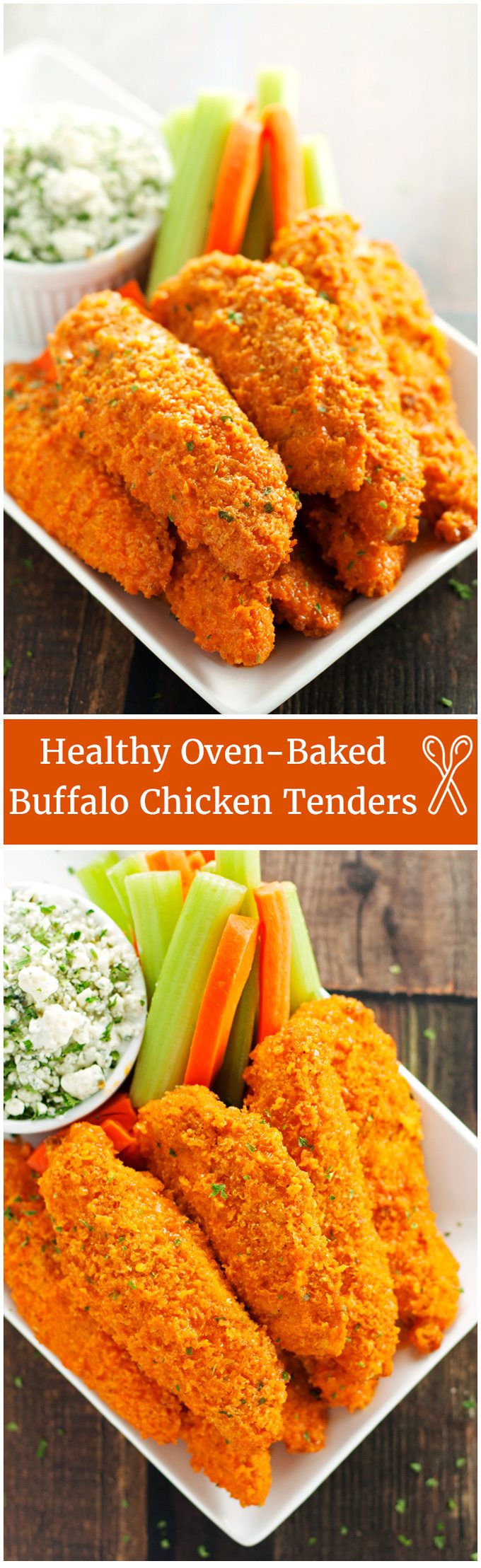 Healthy Crispy Oven-Baked Buffalo Chicken Tenders - 2teaspoons