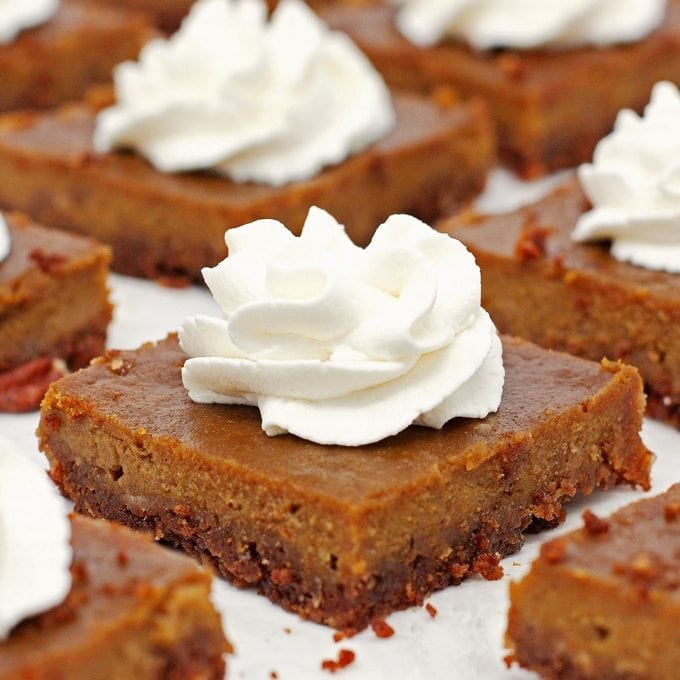 Pumpkin Pie Bars - 2teaspoons