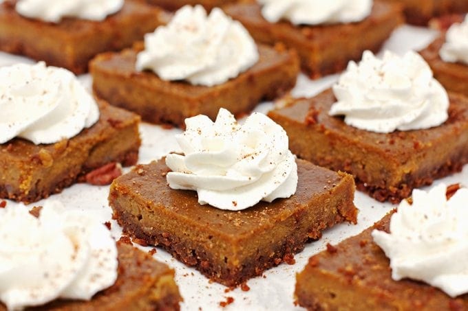 Pumpkin Pie Bars - 2teaspoons