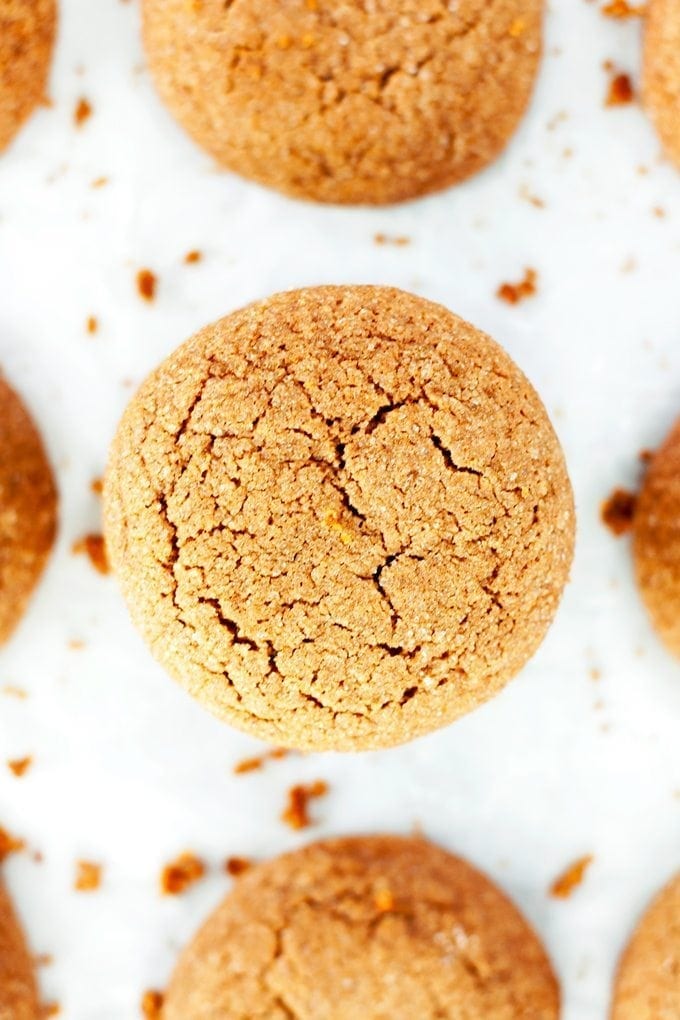 Stack of Soft Gingerbread Cookies