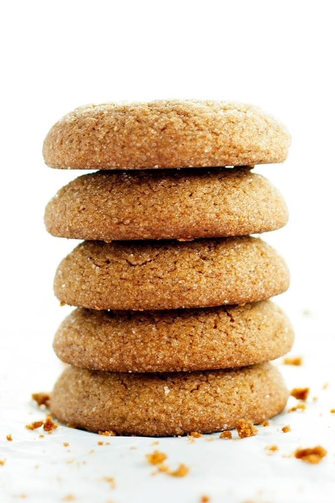 Stack of Soft Gingerbread Cookies